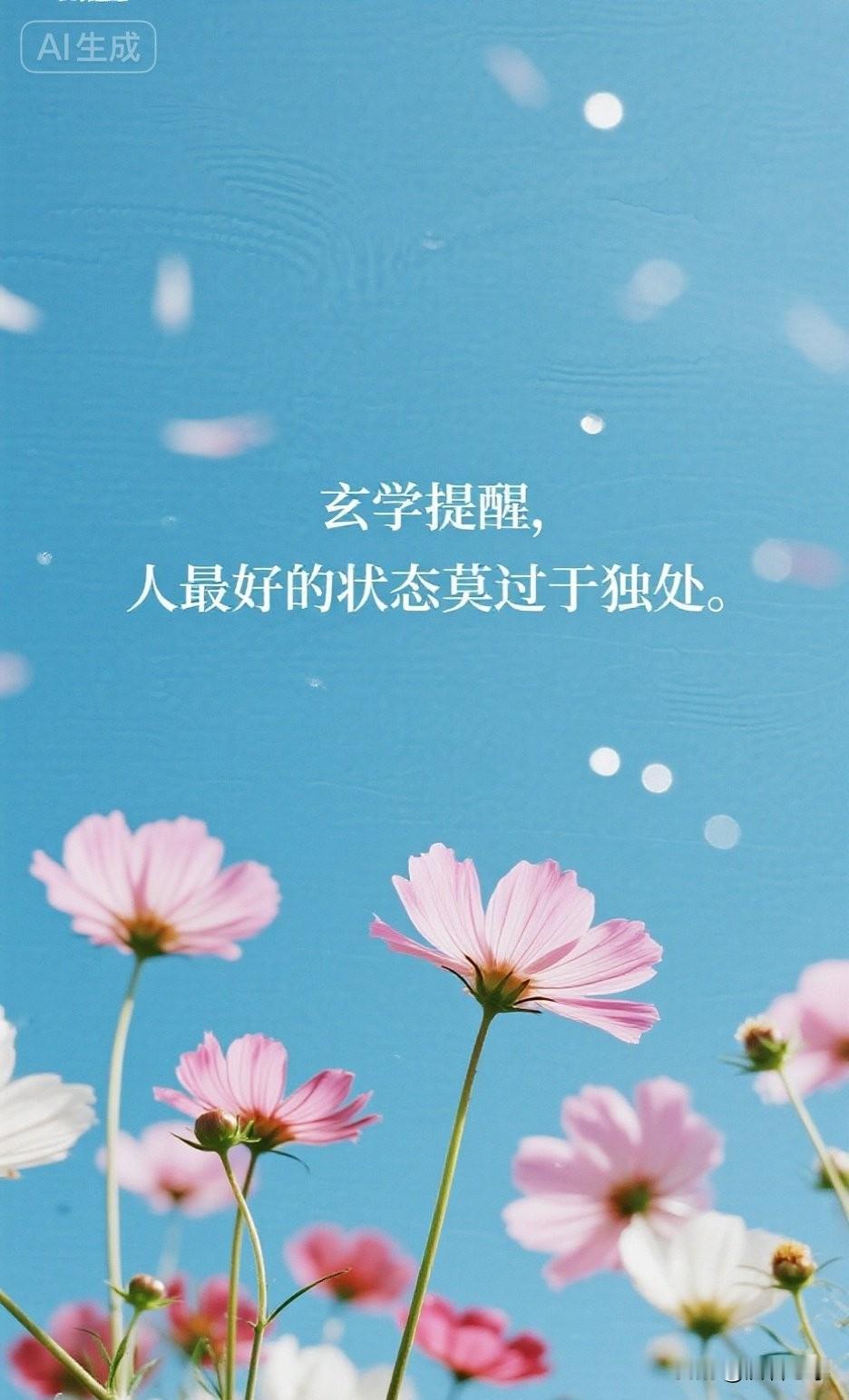 玄学提醒，人最好的状态莫过于独处。

你有没有发现，那些活得越来越通透的人，身边