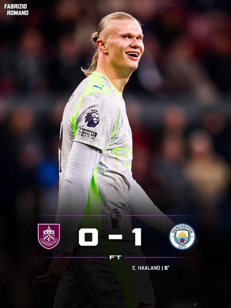 英超方面 曼城1球小胜伯恩利伯恩利0比1曼城英超热点现场 凭借本场比赛的胜利 曼