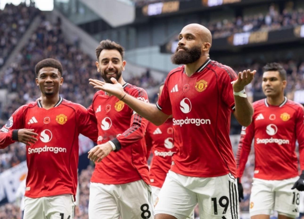 曼联前瞻：主场复仇伯恩茅斯 赢球连超3队冲前5 B费剑指小贝纪录北京时间12月1