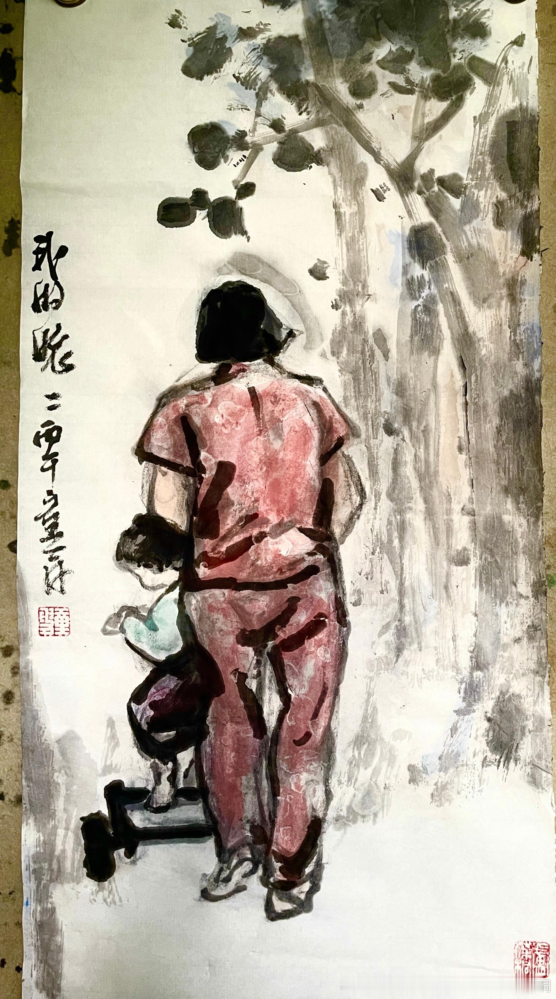 卢氏水墨  我的姥姥 