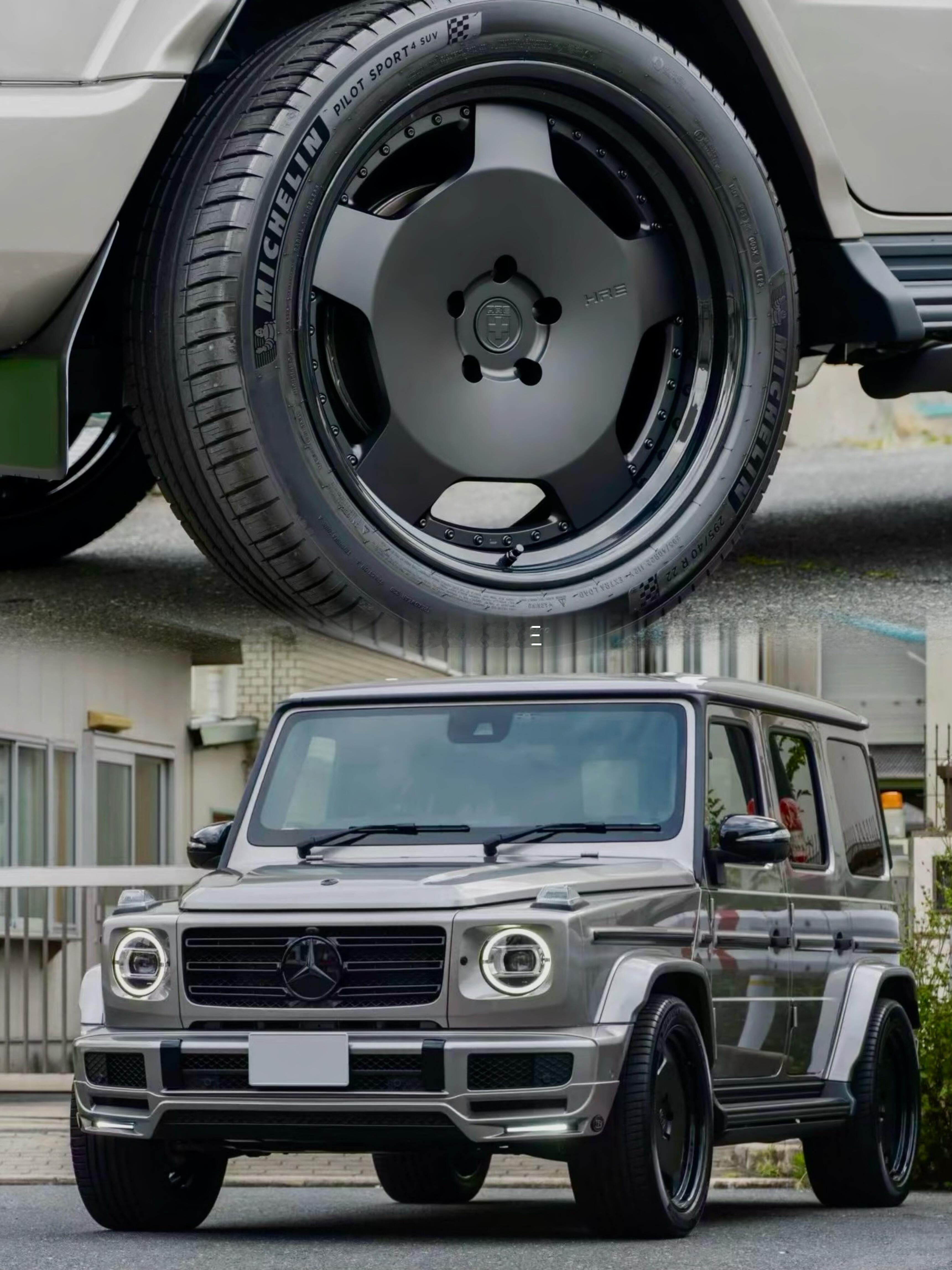 今日主角：HRE 544C FMR 哑光黑22寸▫️ 型号：旗舰款锻造轮毂▫️ 