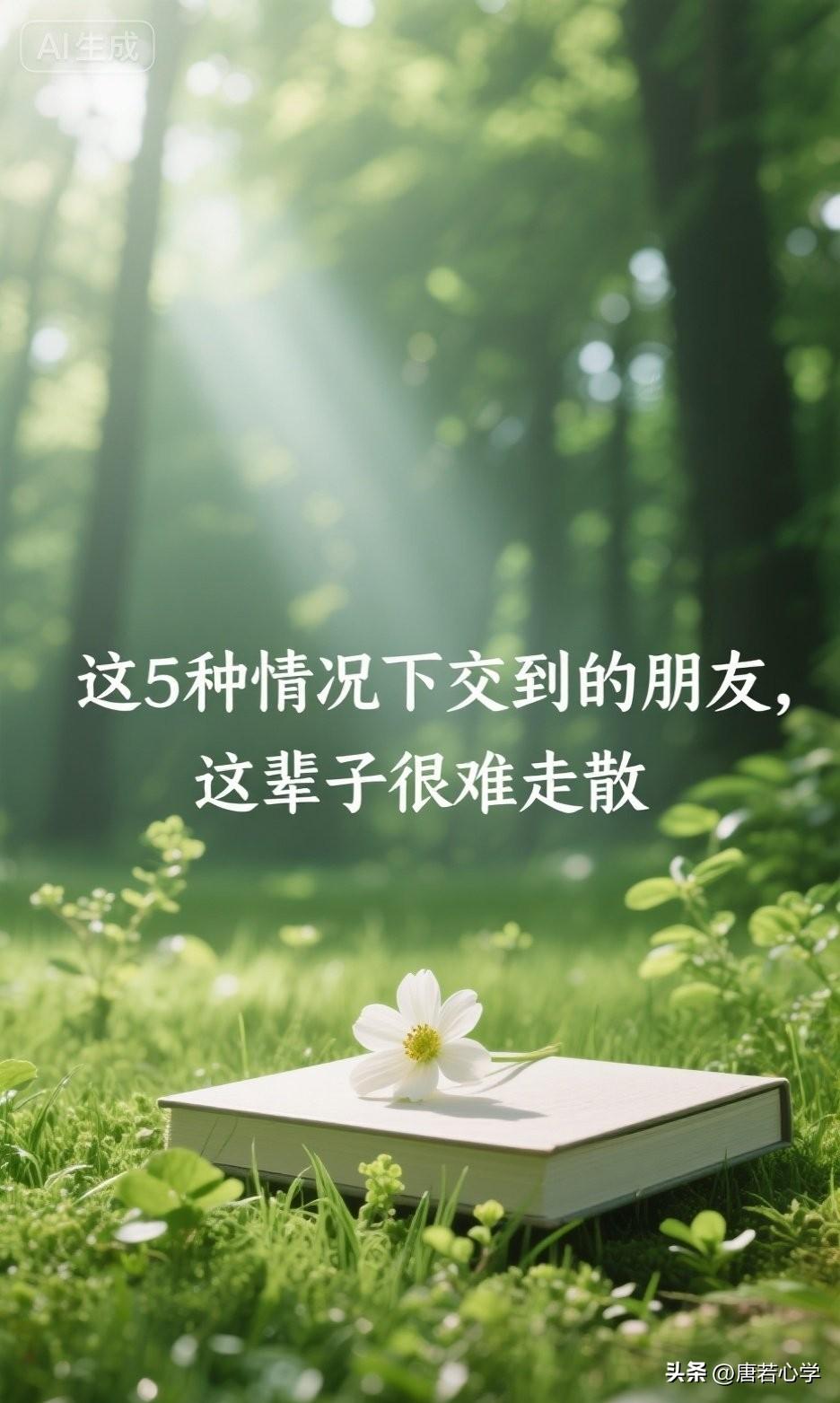 这5种情况下交到的朋友，这辈子很难走散。

常言道：“朋友易得，知音难觅。”
我