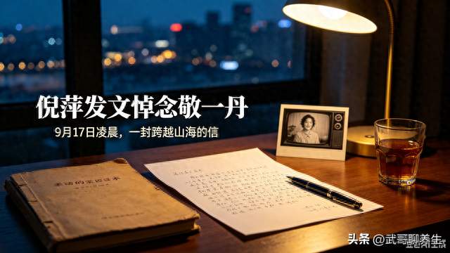 倪萍发文悼念敬一丹：山海相隔，未能送别挚友
