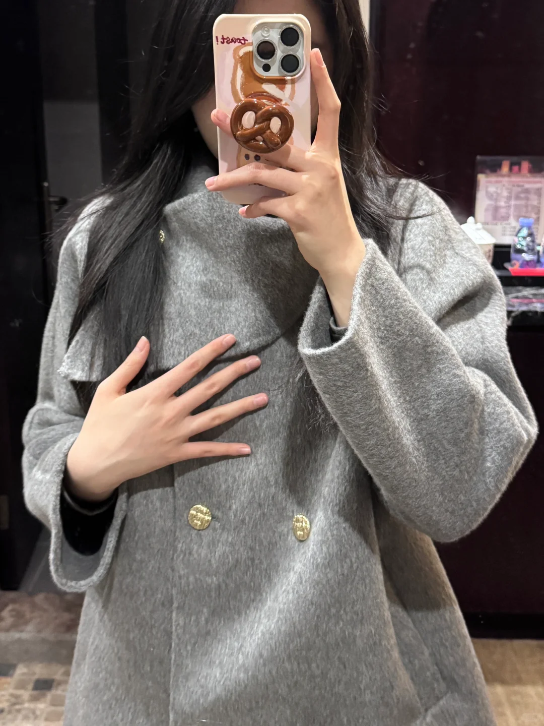 被这款羊绒大衣圈粉了