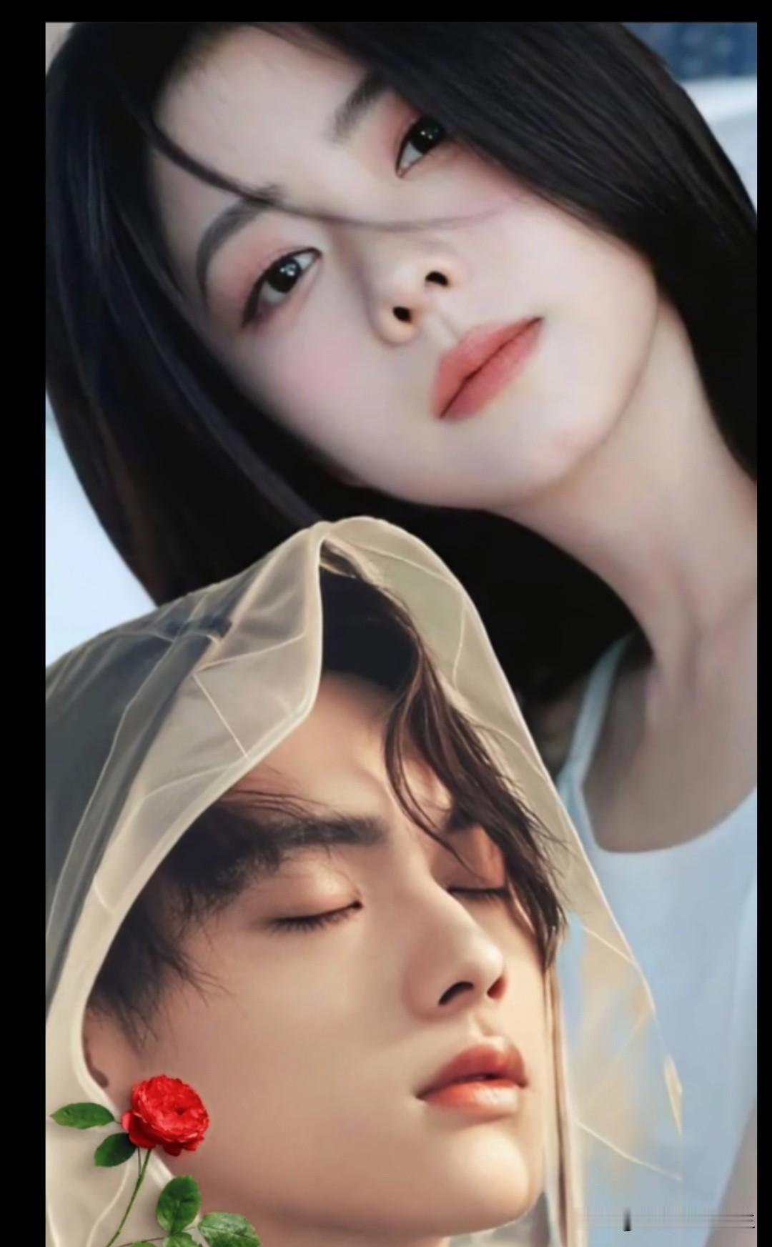 许凯谭松韵二搭氛围感拉满，男闭眼女注视的画面太有故事感了✨谭松韵双面演技 许凯自