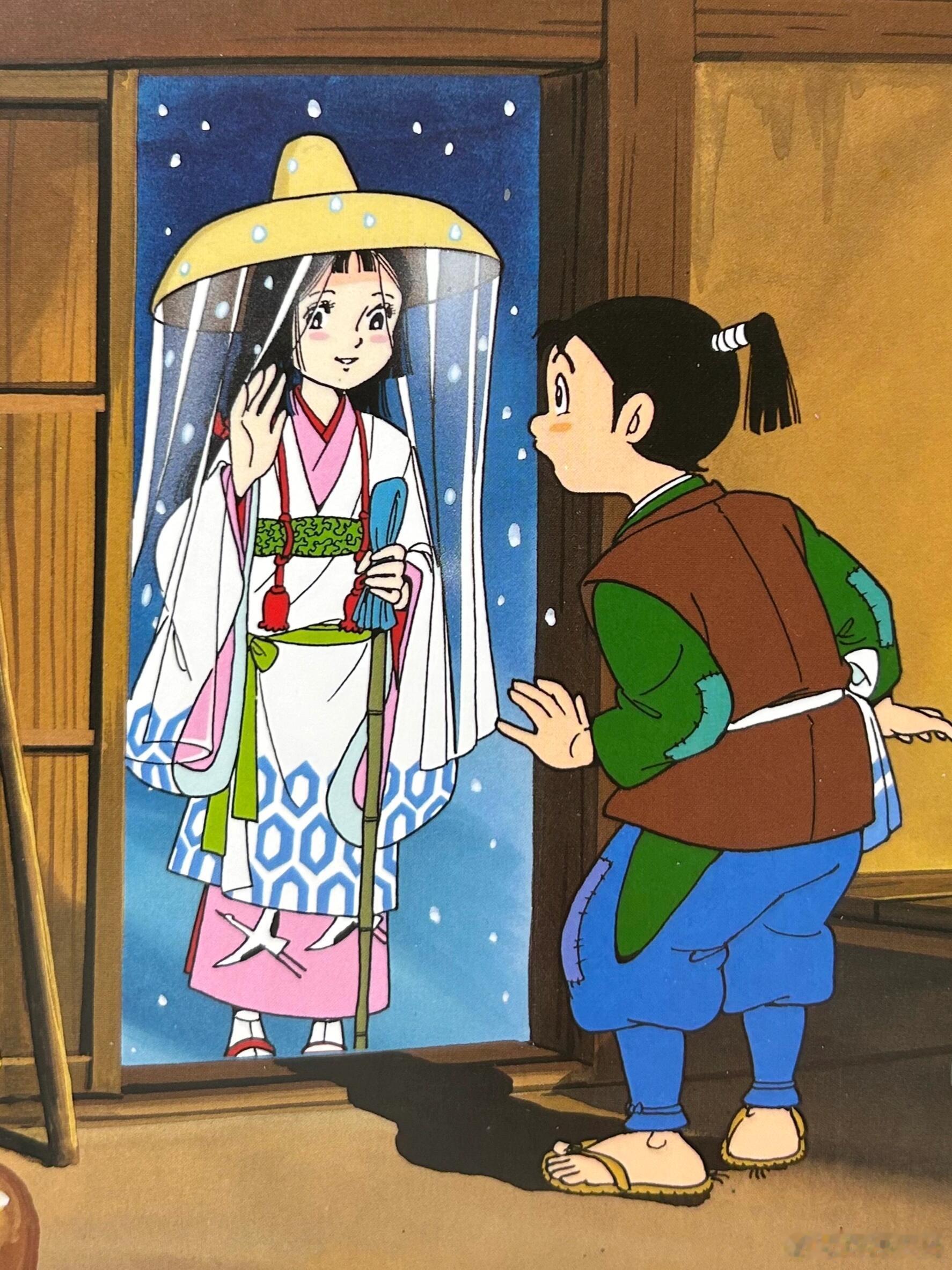 人类的贪婪终究还是害了他自己隆冬时节，樵夫来福进山砍柴时发现一只白鹤被兽夹困住。