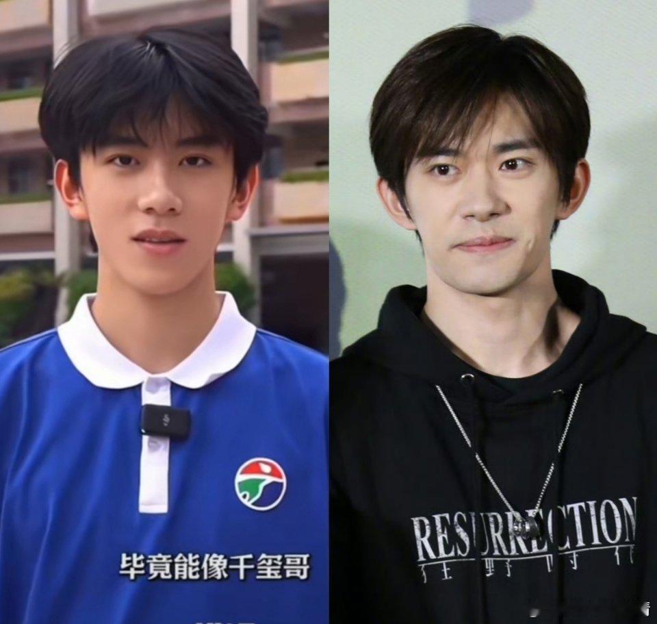 起猛了看见了男高版易烊千玺真的好像啊，他说能像千玺是他的荣幸