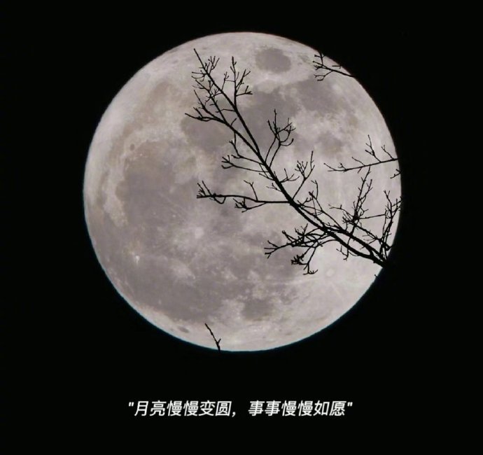 清风明月，人间良辰 愿我们月圆，人圆，事事圆满 