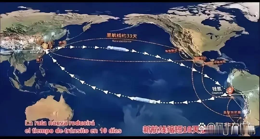 世界各地由中国运营的国外港口：
1、秘鲁钱凯港:2024年11月14运营
2、巴