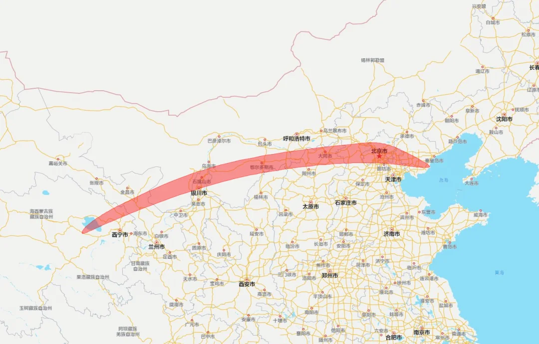 西风槽晚霞带