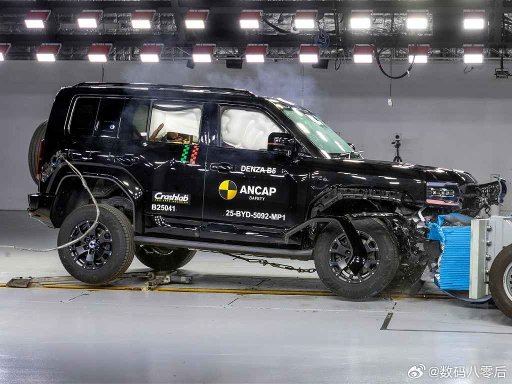 方程豹豹5（海外命名腾势B5）登陆澳新市场即斩获ANCAP五星安全评级，以全维硬