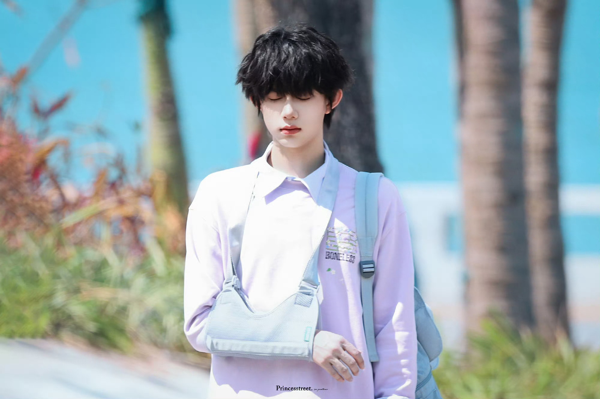 今天有陈奕恒手臂受伤戏份拍摄 