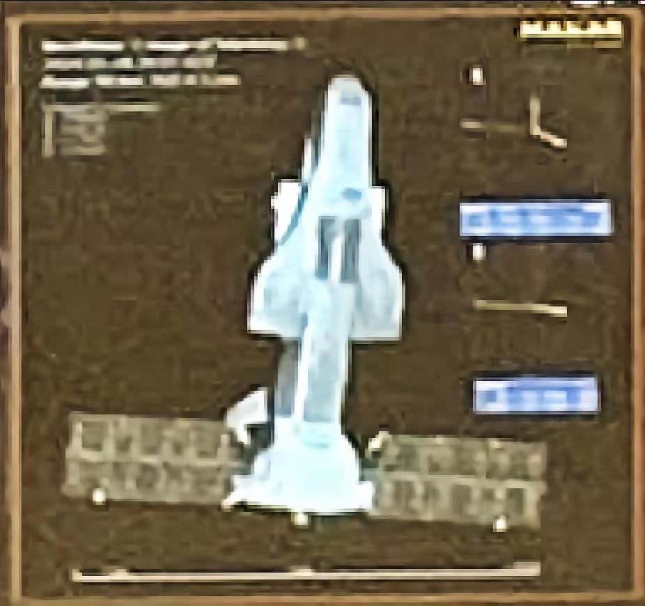 美帝国商业卫星偷拍我们的“高分”卫星时拍到的另一款神秘飞行器，这款飞行器一直以“