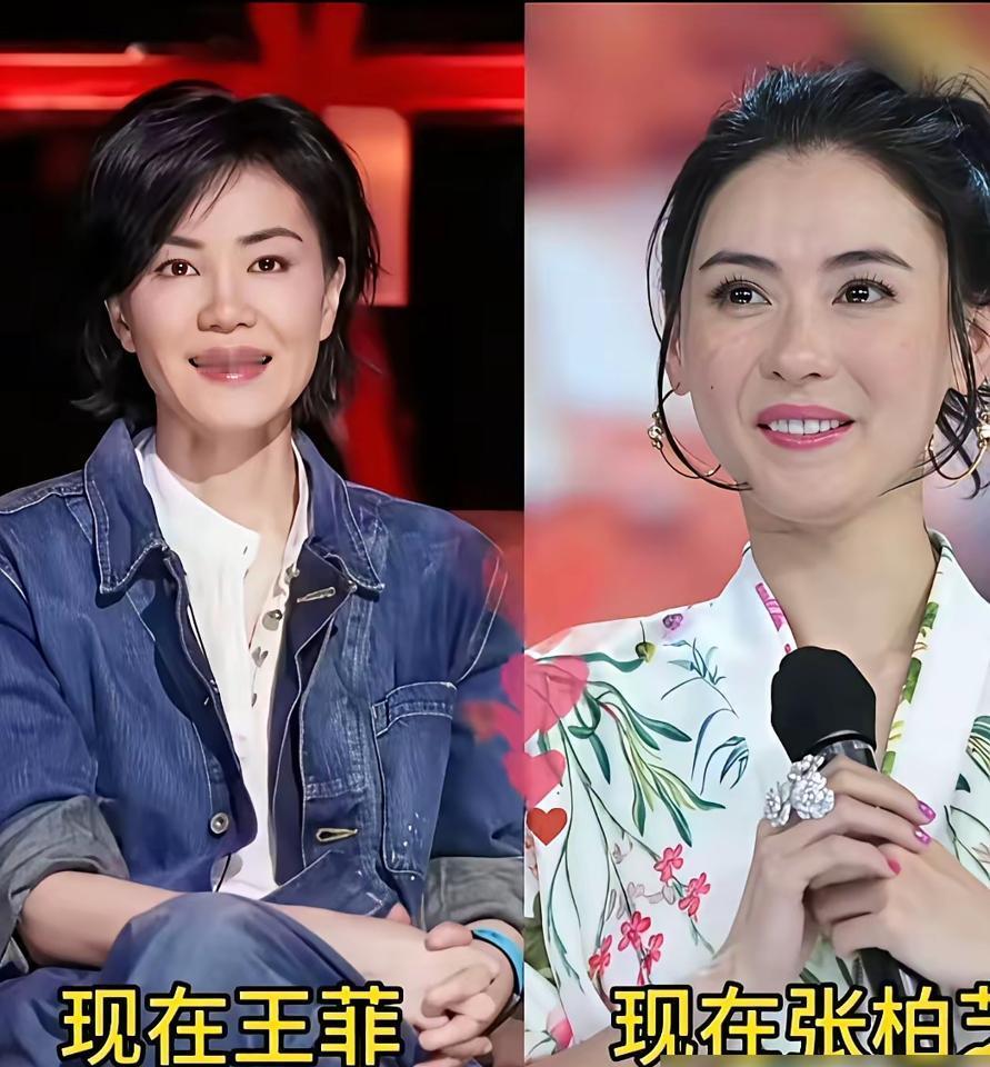 55歲的王菲，頭輕靠在謝霆鋒肩上。
而謝霆鋒的手，極其自然地，放在她大腿上。
在