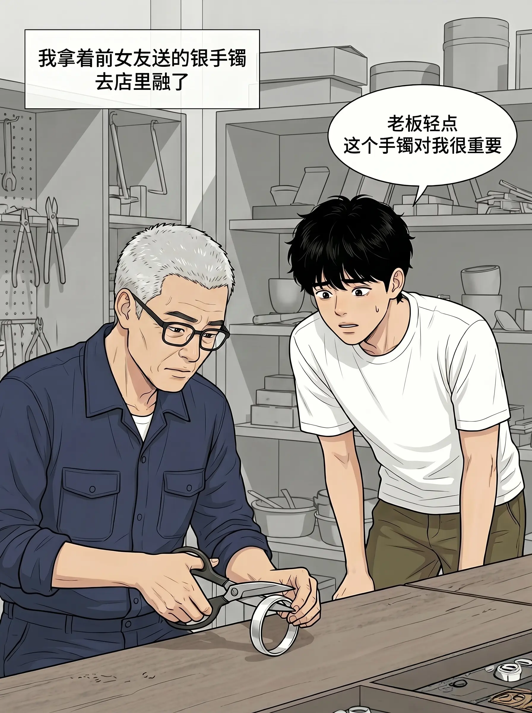 “有人用金包银骗你，有人用银包金爱你…”