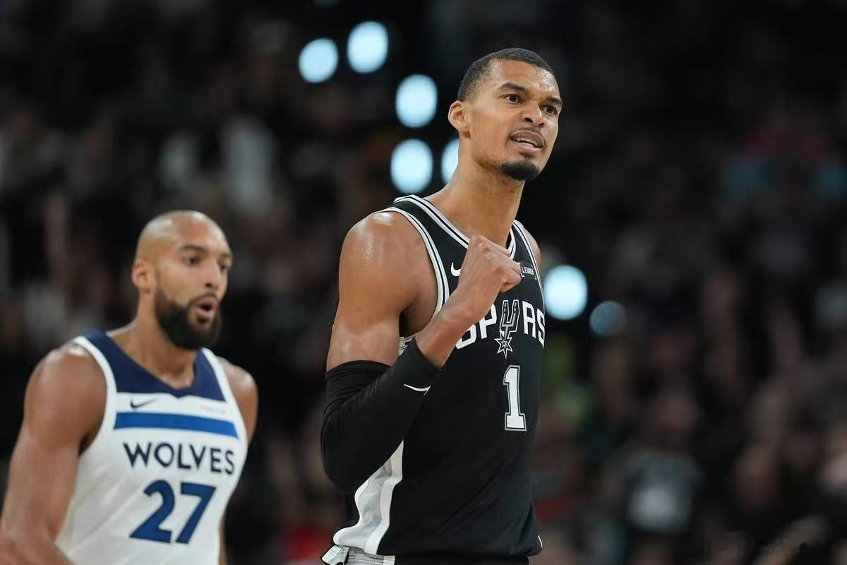 马刺126-97森林狼 天王山擒狼总分3-2！文班亚马27+17】NBA季后赛西