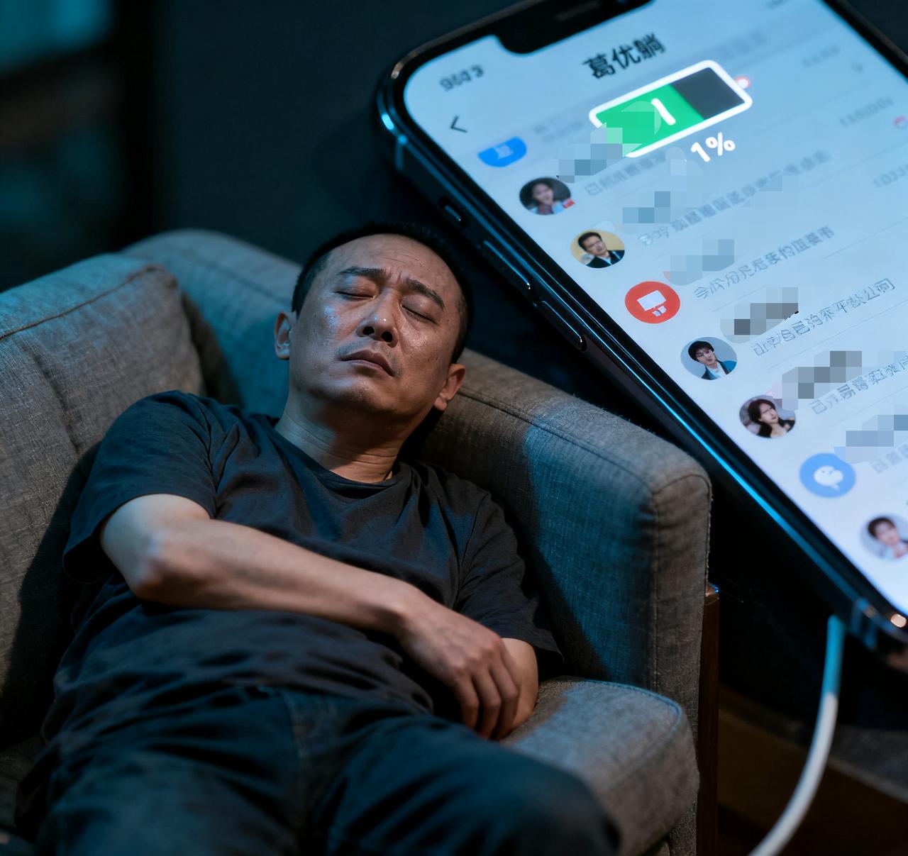 “昨晚刷手机到凌晨三点，早上靠三杯咖啡续命，突然看到热搜金钱除外，当下人们最缺的