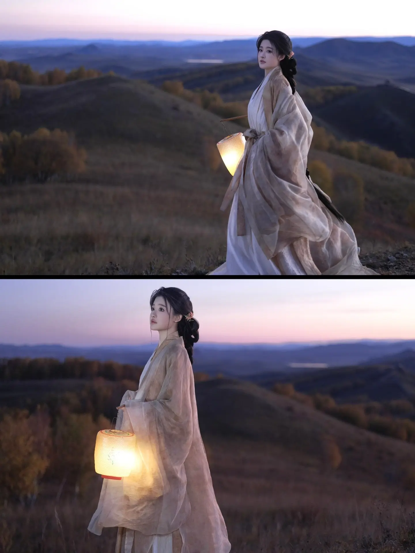 秋天的第一套客片由美丽伊伊开场