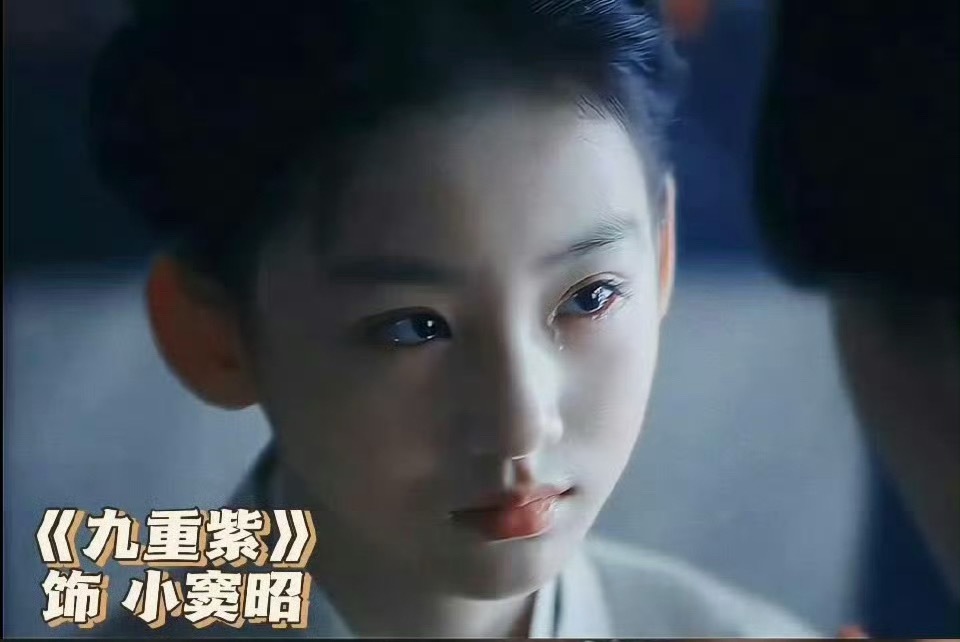 九重紫里的小窦昭要接女主剧了，才14岁以后应该能成为那种野心型女明星长相性格都很