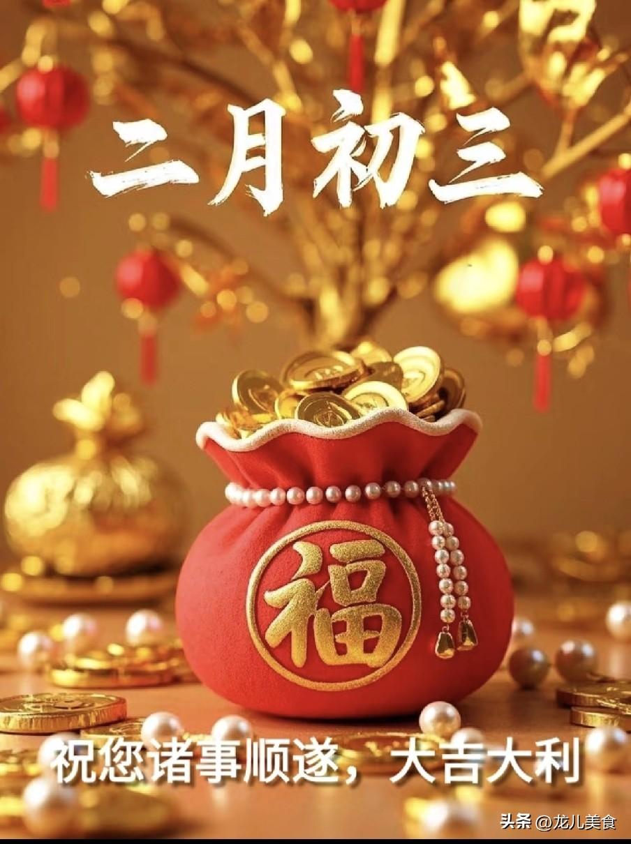 今日二月初三是“满日”，记得：1不动，2要看，3不沾，4要吃，讨个好彩头
 
农