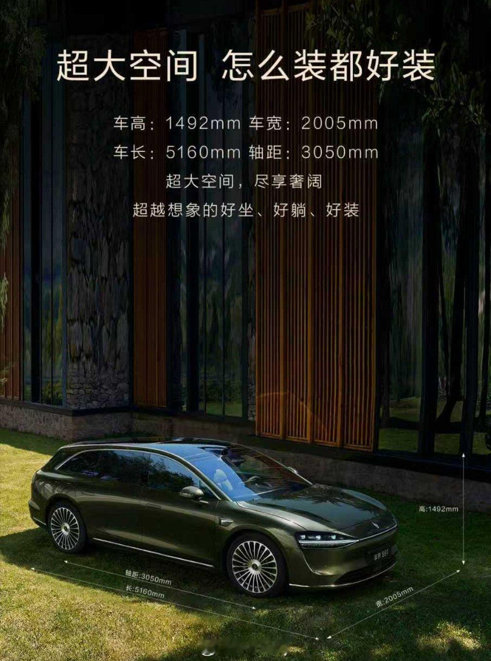 以前觉得旅行车离自己很远。现在觉得旅行车我也能拥有。毕竟时代变了，新能源时代的旅