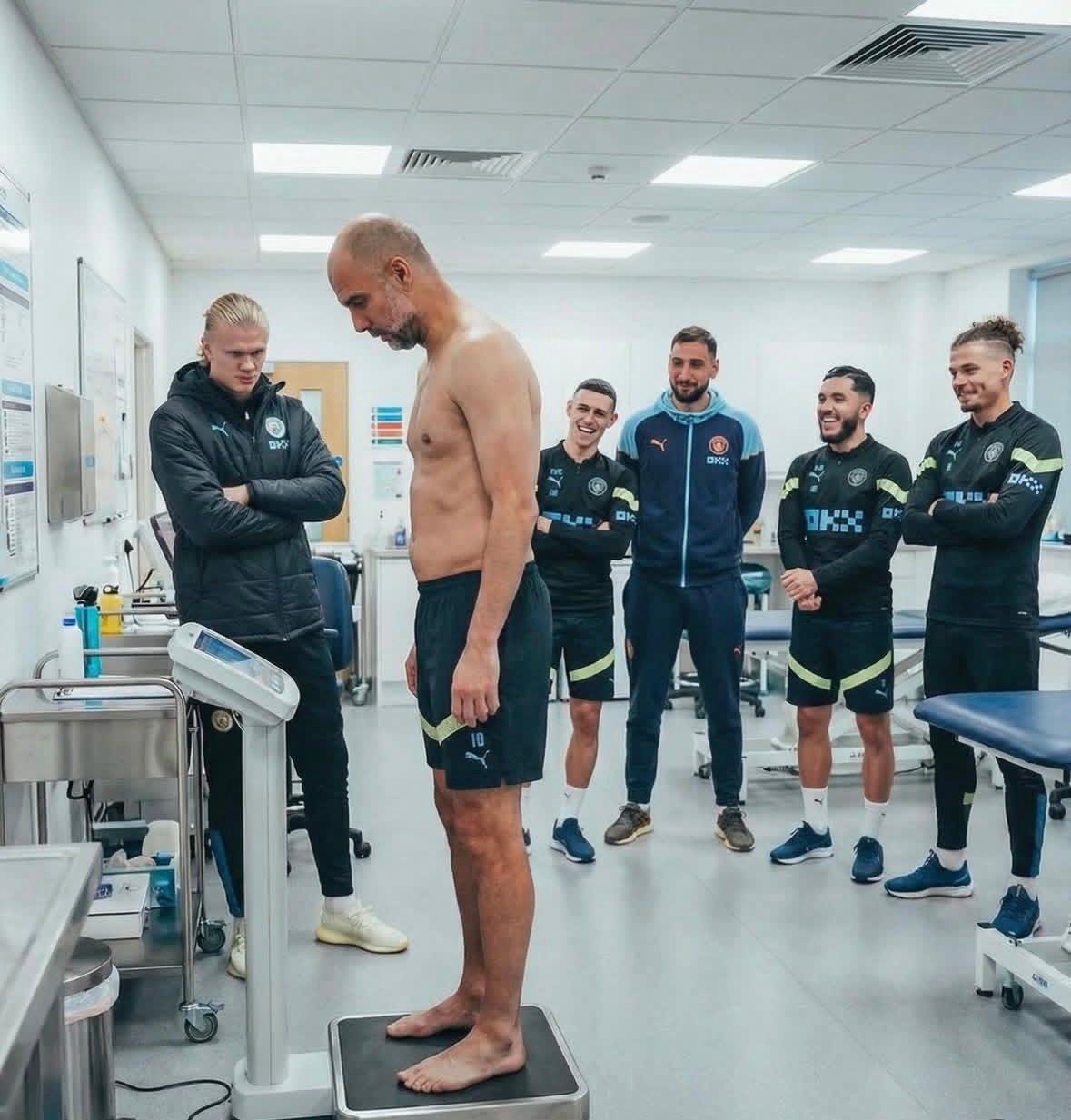 不知道一会儿在赛前新闻发布会上瓜会不会被问到关于体重方面的问题呢