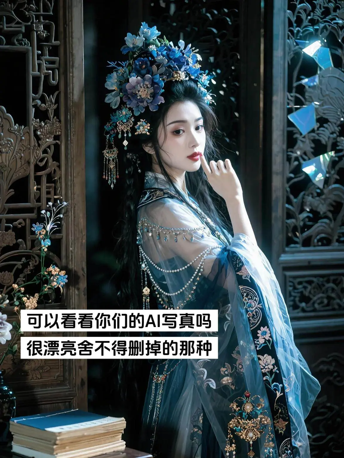 AI暗黑古风写真 ai创作 玩法合伙人计划 情绪音乐玩法新风向
