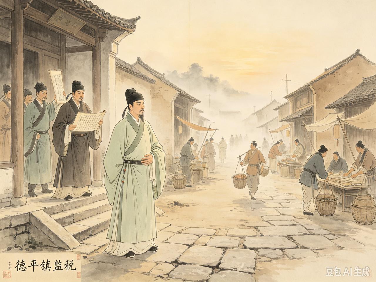 黄庭坚当官时因为使用过一种太监设计的“铁龙爪”被新党骂“真儿戏耳”，后半生流放。