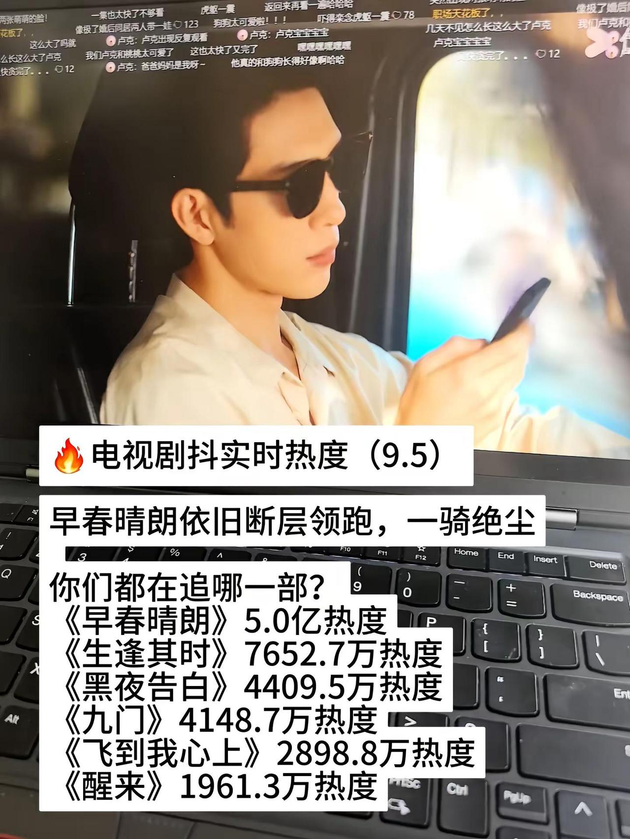 9.5剧集热度榜｜早春晴朗依旧断层第一。这份热度榜单，哪部是你的心头好？早春晴朗