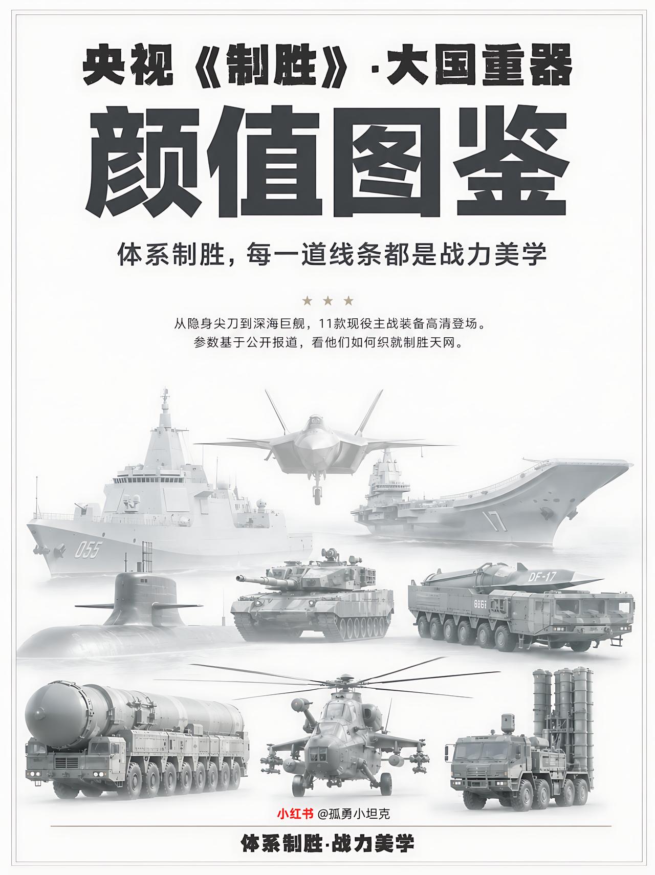 硬核中国军工：央视《制胜》出现的大国重器
当工业设计遇上国防力量，颜值即是战斗力