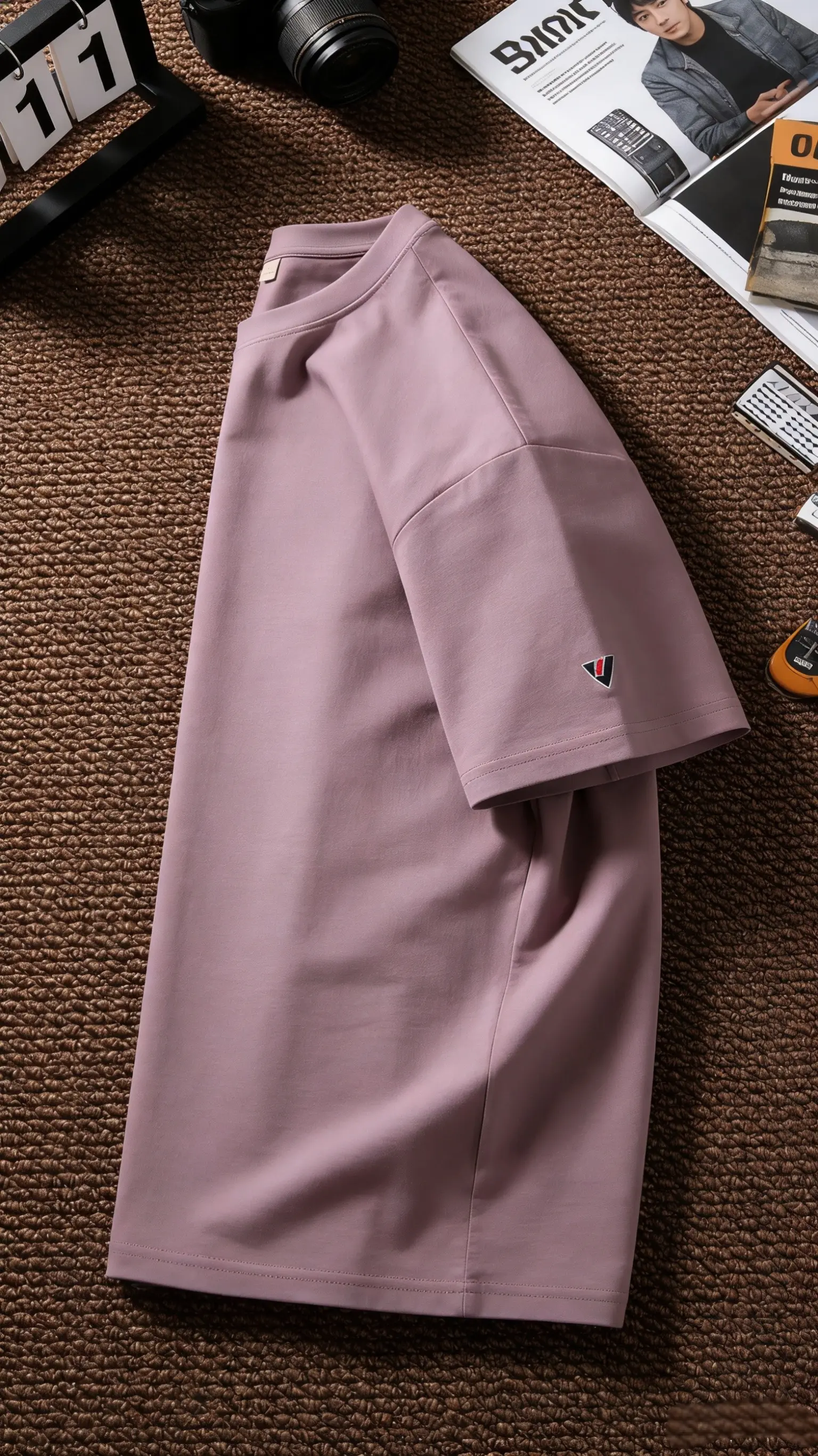 雅鹿简欧风打底圆领百搭男女款T恤免烫抗皱大码艾草驱蚊茉莉淡香