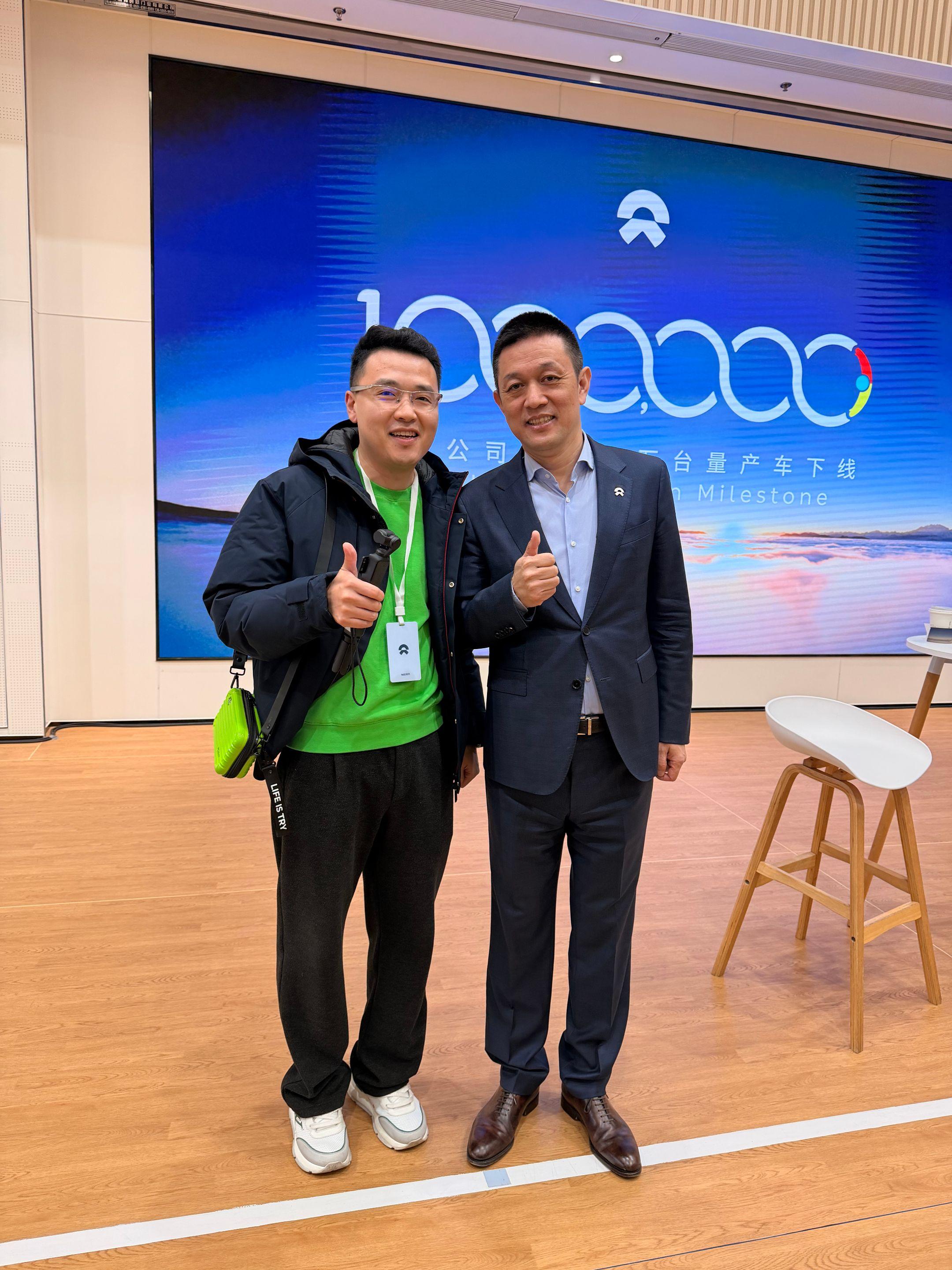 蔚来第一个100万台。半年前，蔚来身处经营和舆论低谷，我决定买1000...