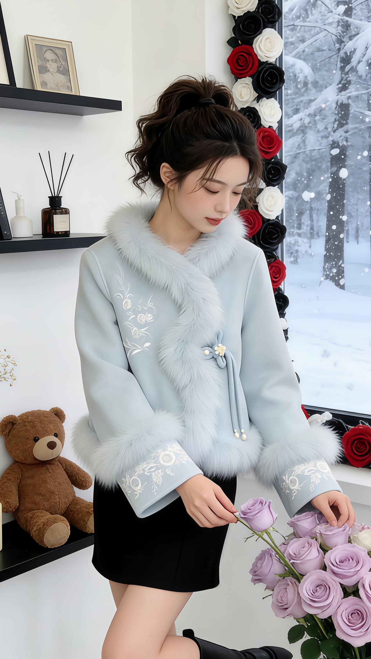 外套保暖外套冬季穿搭 过年穿什么 新年穿搭