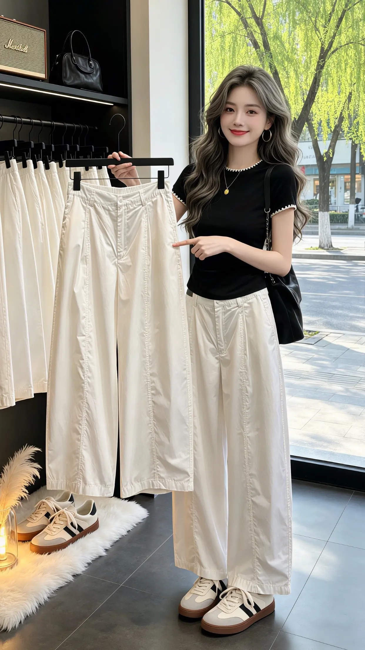 百搭神裤人手一条 女生不费力的夏季穿搭 显瘦显高显气质 夏日穿搭主打一...