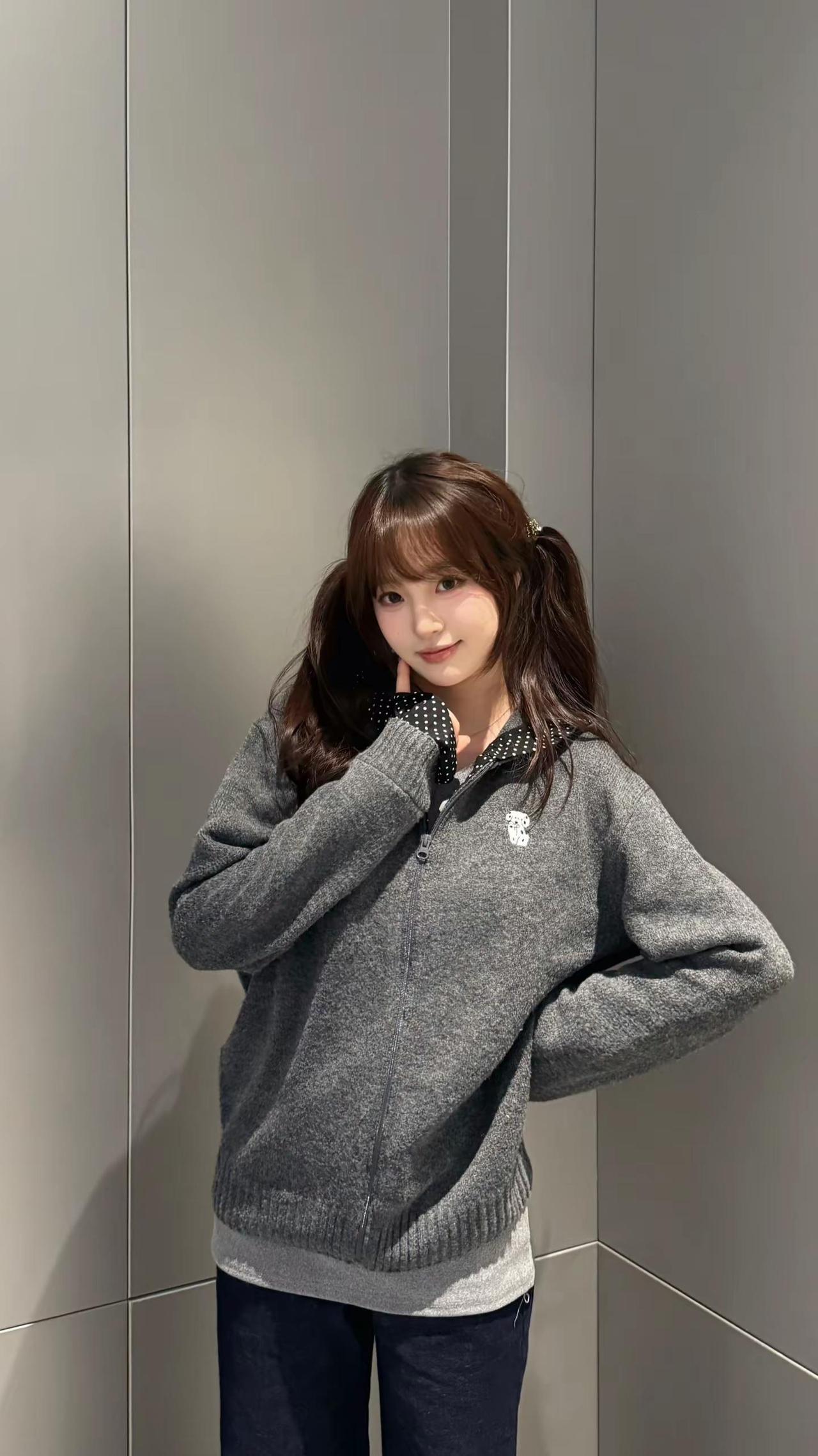 肉麻的调调 你不会知道。今天穿什么 韩系 毛衣穿搭