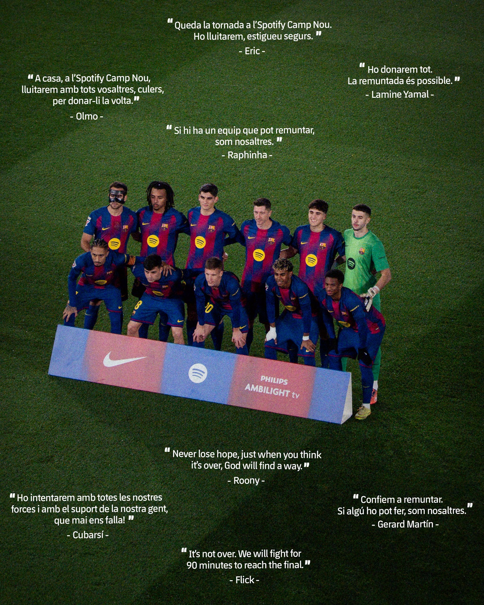 💎我们做到过，我们始终坚信！➡️弗里克：“这不是结束。我们会战斗90分钟，去争