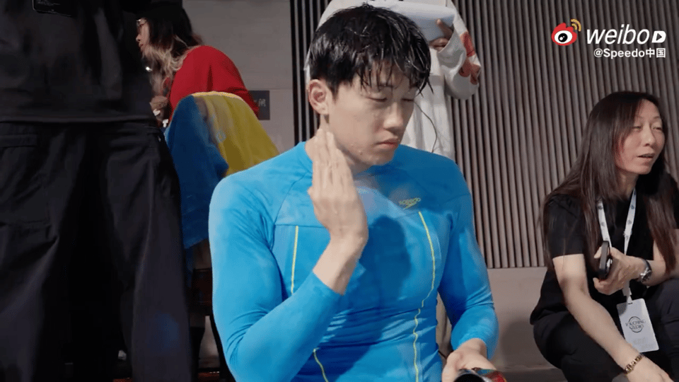 好帅啊我daddy 汪顺喊你来玩swimti