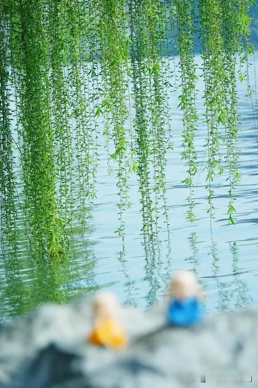 对联这玩意儿，讲究对仗工整、意境相符。“雨润田间牛慢走”，我试着对个“烟笼柳岸燕