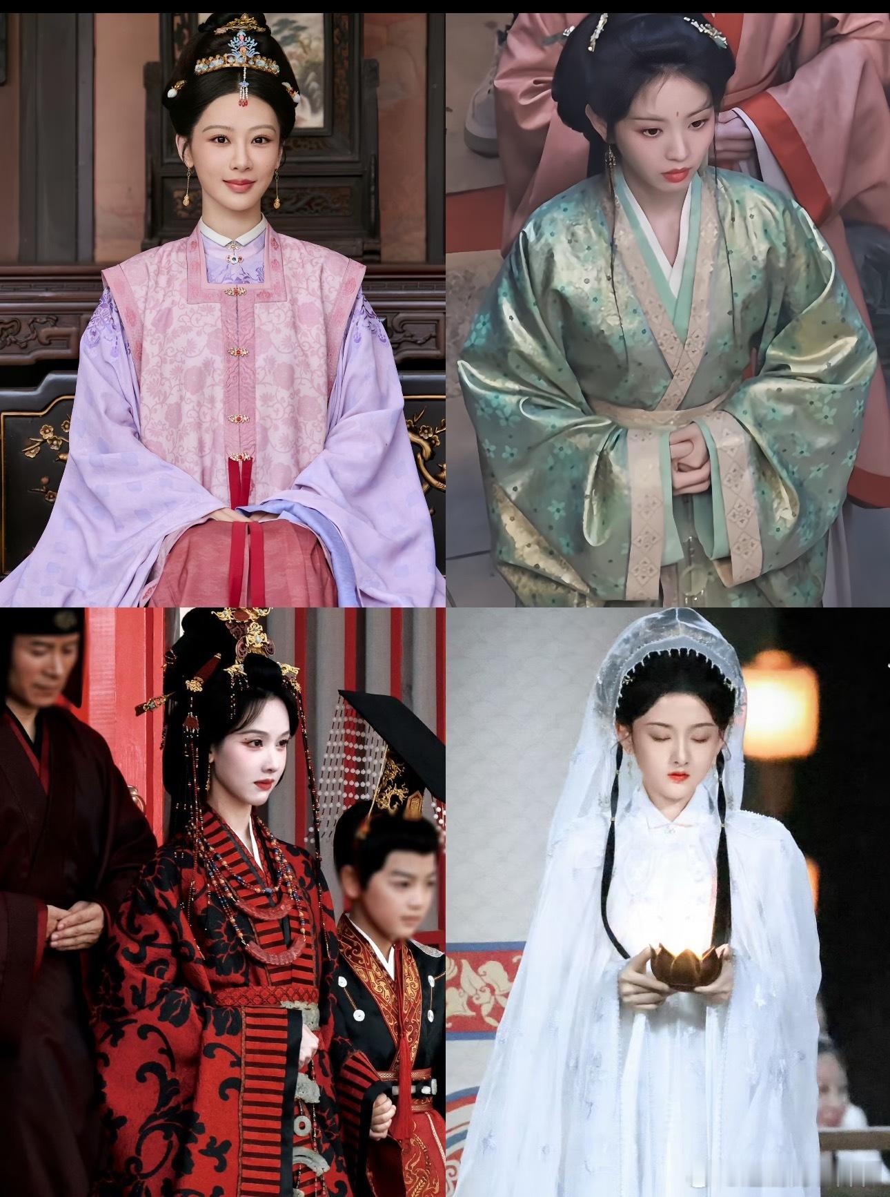 落地朝代女主造型大赏，内🐟古装剧还是蛮能打的 