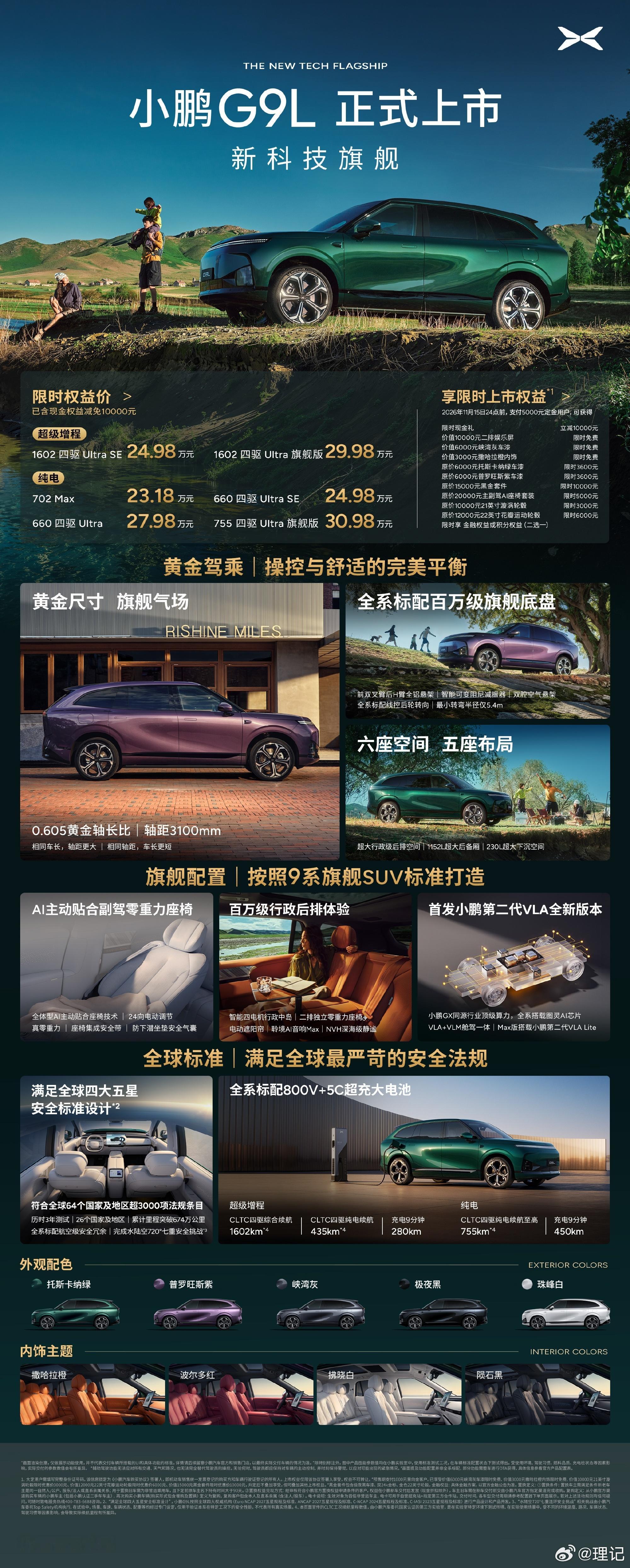 小鹏G9L上市了，噼里啪啦掀桌子[允悲] ​​​