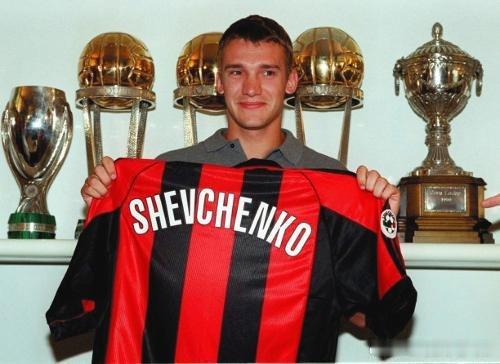 Andriy Shevchenko signing for Milan, 199