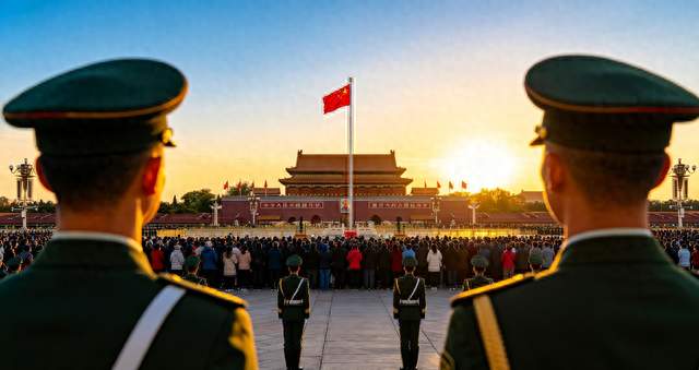 万人齐聚天安门！2026国庆升旗仪式，每一帧都是家国浪漫