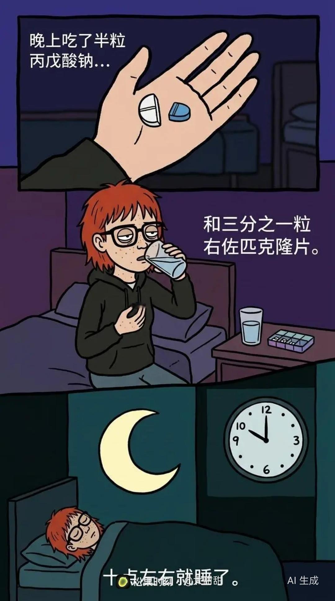 我讨厌惊恐发作，shit~漫画 情绪零碎 双相情感障碍 惊恐发作