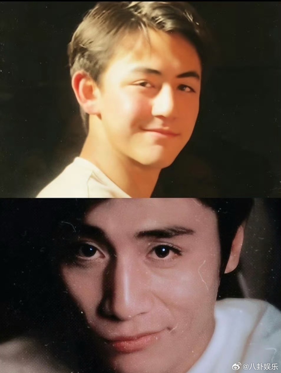 刘烨16岁儿子诺一颜值 诺一这次露面最戳我的不是长相，是他那身打扮——浅蓝衬衫、
