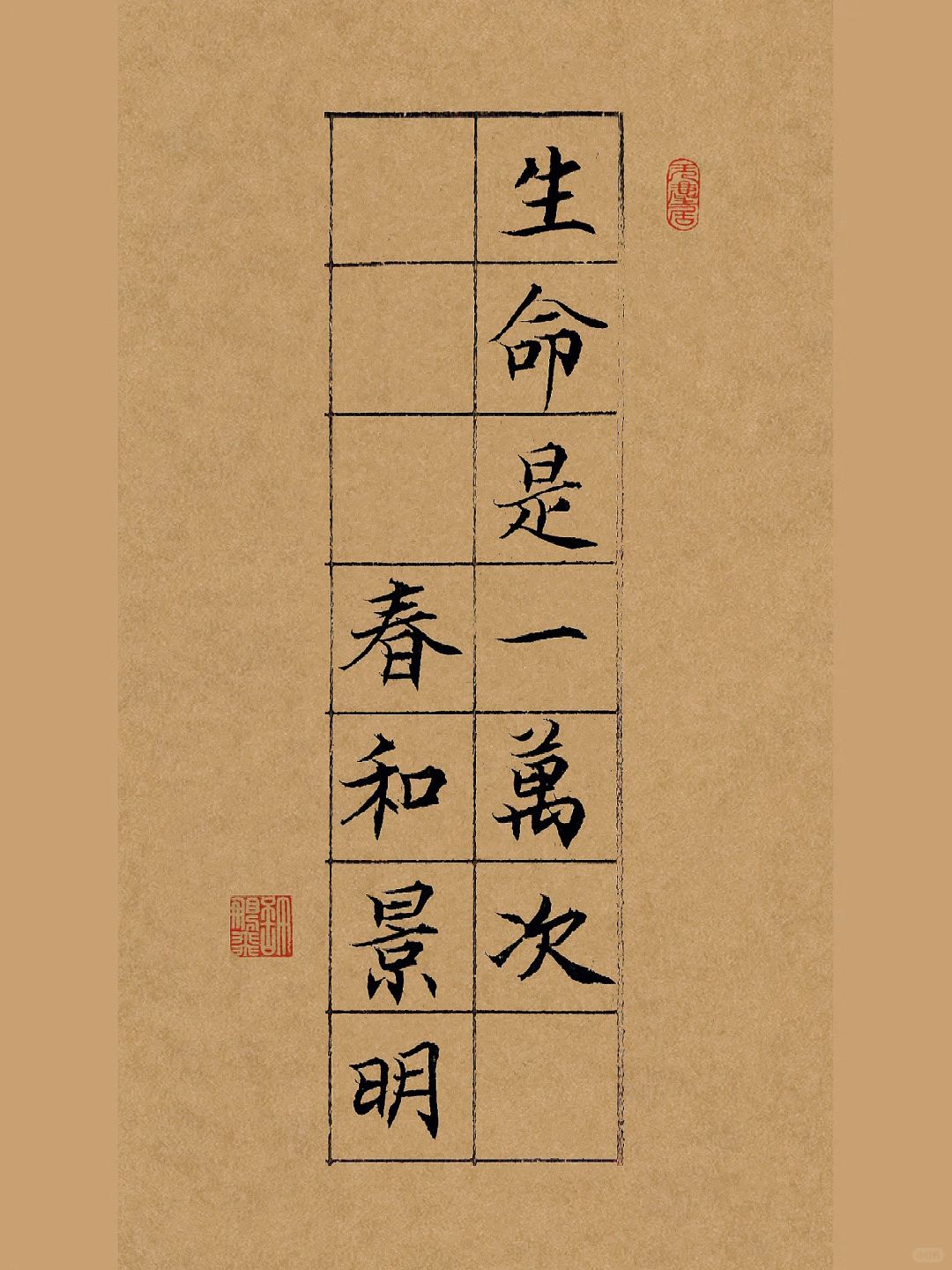 手写文案｜书法作品｜毛笔字｜练字打卡｜小楷