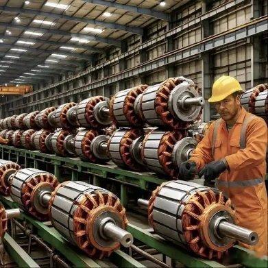 《制造业天花板！电机精密制造流水线曝光，工艺惊艳到让人挪不开眼》播放量：2.3万