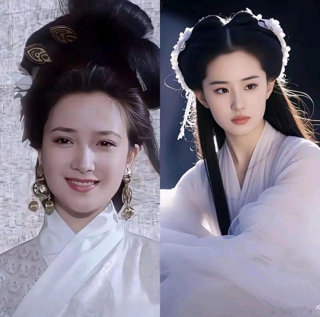 我问我闺蜜:“何晴长的漂亮还是刘亦菲漂亮? 她一句话戳中要害：“看何晴的包惜弱就