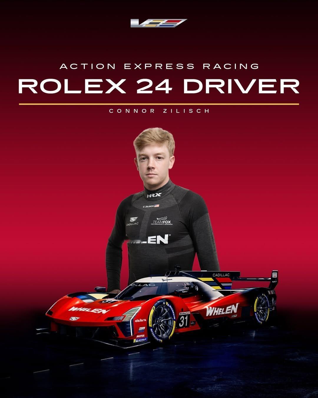 Action Express Racing (AXR) 确认美国小将康纳·齐利什