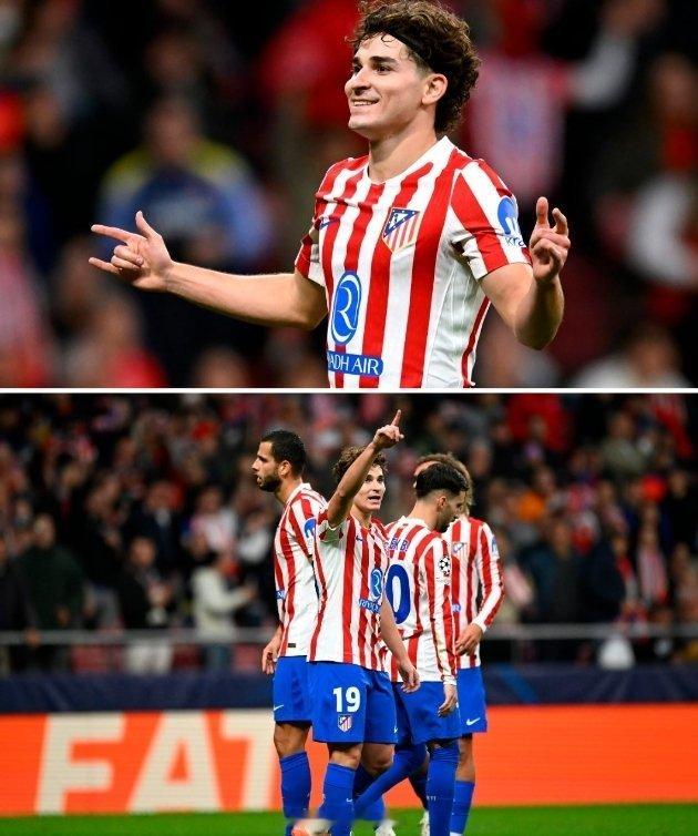 欧冠🏆阿根廷球员利物浦1比0皇马⚽️麦卡利斯特（进球）马德里竞技 3-1 圣吉