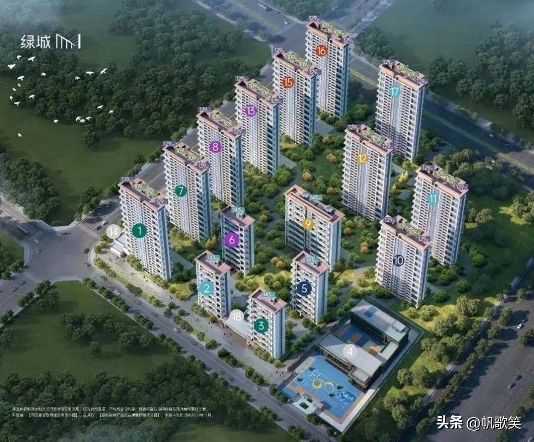 快讯！日前，西安住建局公示了浐灞国际港保税区板块“绿城·拾光屿项目”新一批房源的